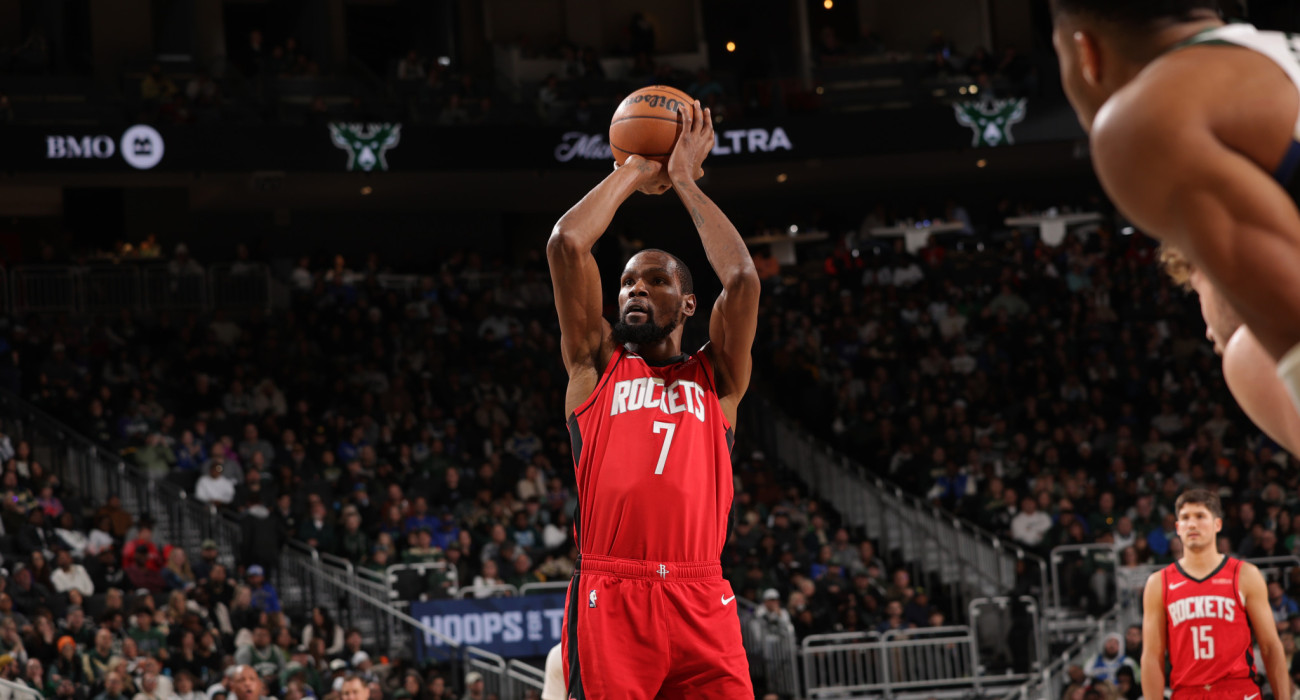 Ο Κέβιν Ντουράντ/Photo by Gary Dineen/NBAE via Getty Images