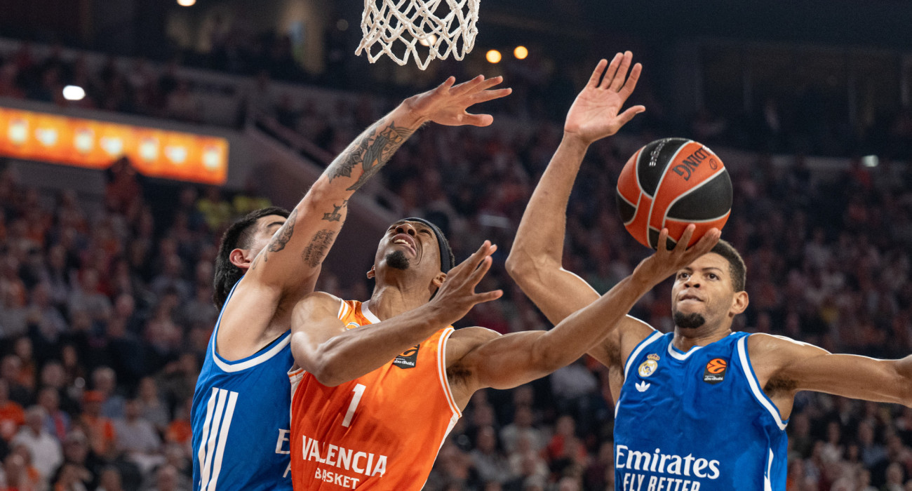 Στιγμιότυπο από το παιχνίδι Βαλένθια - Ρεάλ Μαδρίτης, Πηγή: JM Casares / Euroleague Basketball via Getty Images