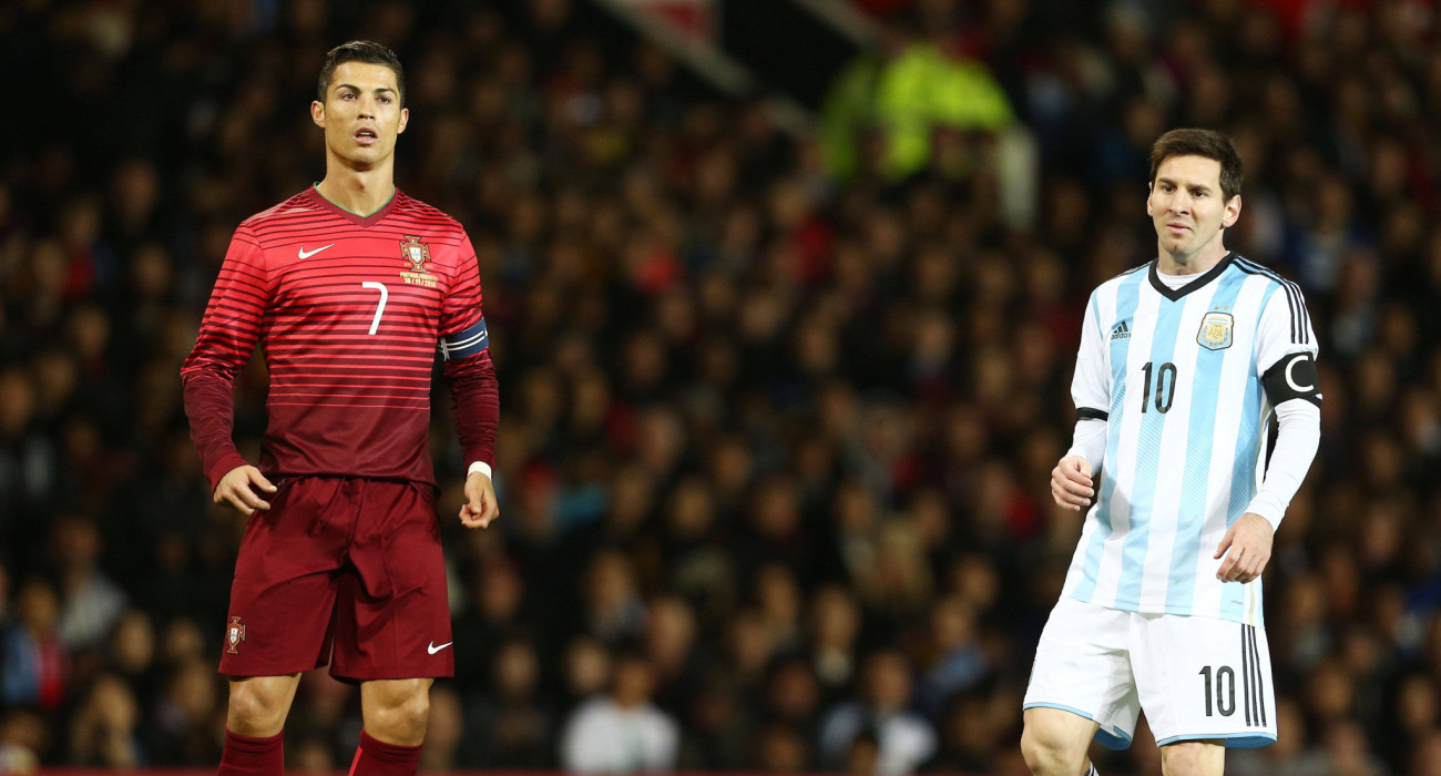 Ο Λιονέλ Μέσι μαζί με τον Κριστιάνο Ρονάλντο / Πηγή: Imago