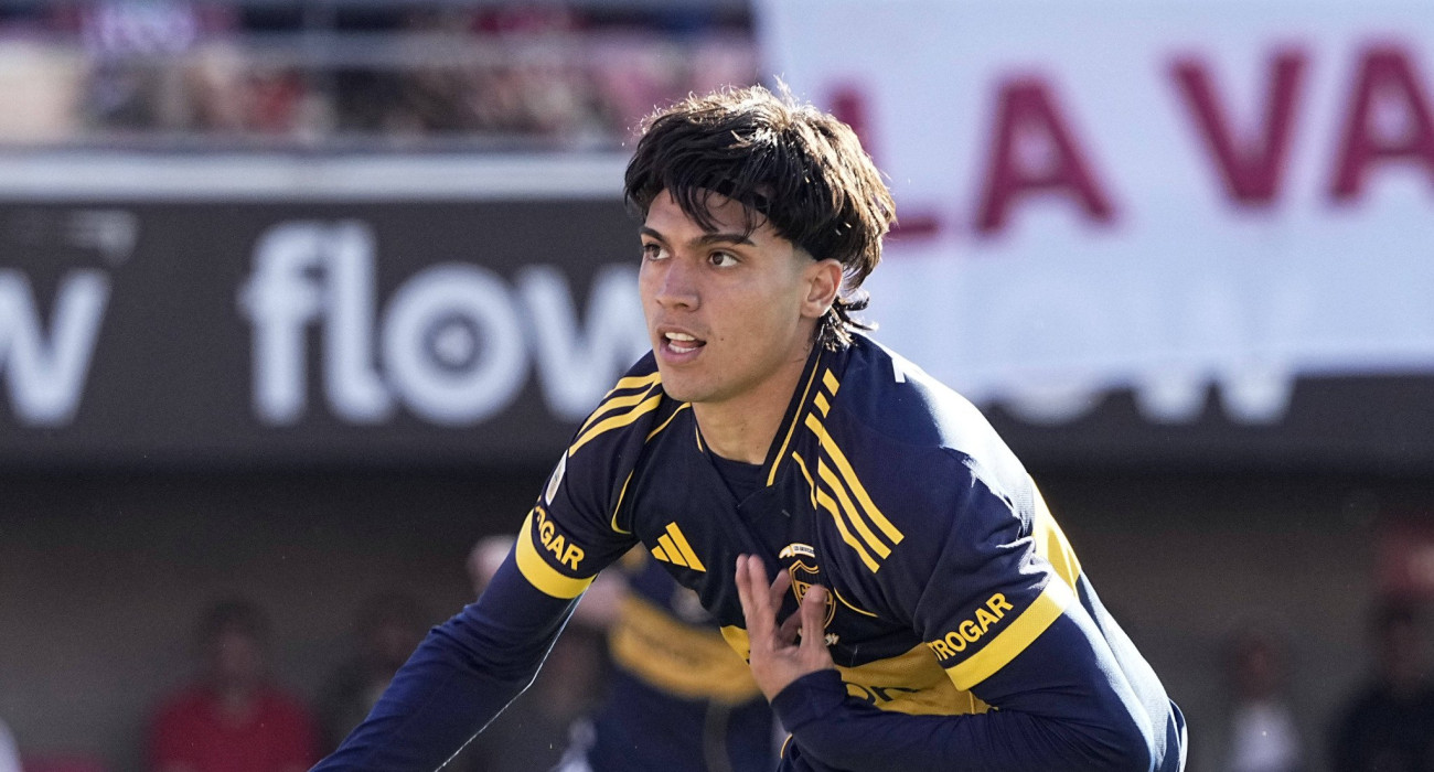 O Θεμπάγιος πανηγυρίζει για την Μπόκα Τζούνιορς / Πηγή: Imago