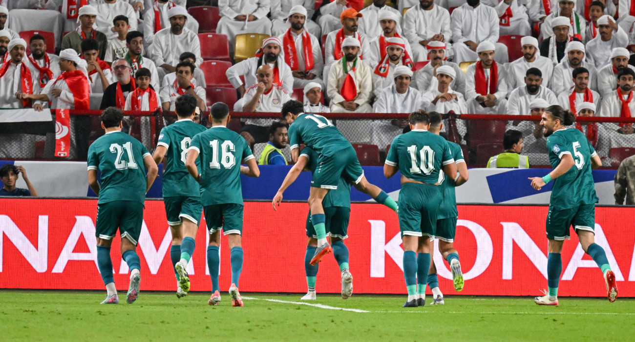 Οι παίκτες των παικτών του Ιράκ πανηγυρίζουν / Πηγή: Imago