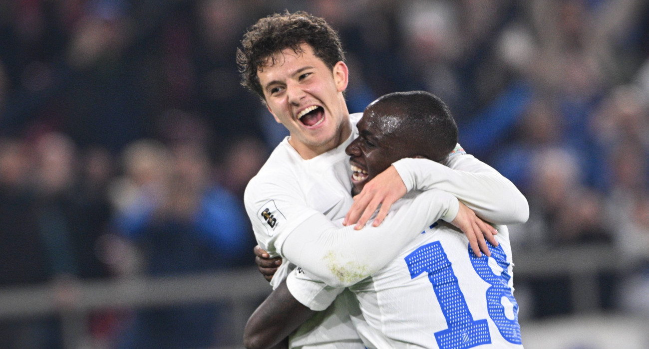 Καρέτσας και Τεττέη πανηγυρίζουν / Πηγή: Eurokinissi