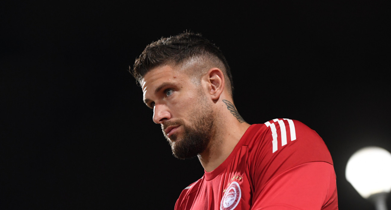 Ο Αλέξανδρος Πασχαλάκης με τον Ολυμπιακό / Πηγή: Eurokinissi