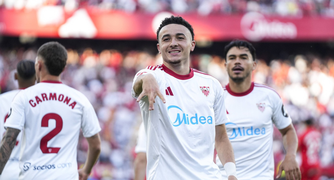 Οι παίκτες της Σεβίλλης πανηγυρίζουν / Πηγή: Imago