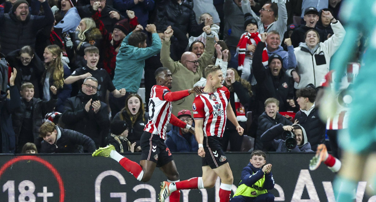 Oι παίκτες της Σάντερλαντ πανηγυρίζουν / Πηγή: Imago