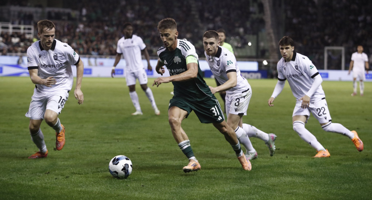 Στιγμιότυπο από την αναμέτρηση Παναθηναϊκός - ΠΑΟΚ / Πηγή: Eurokinissi