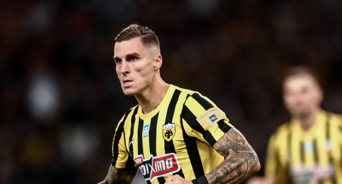 Ο Όγκνιεν Βράνιες σε αγώνα της ΑΕΚ / Πηγή: Eurokinissi