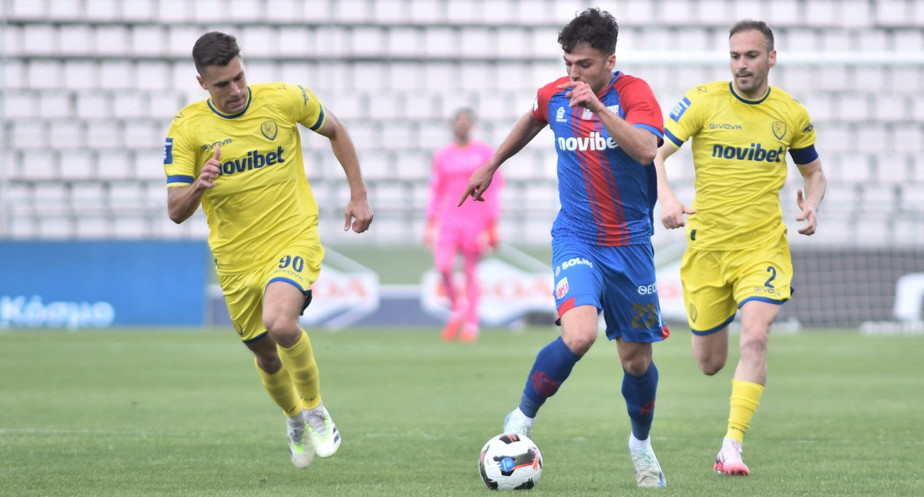 Φάση από το ματς Βόλος - Παναιτωλικός / Πηγή: Eurokinissi