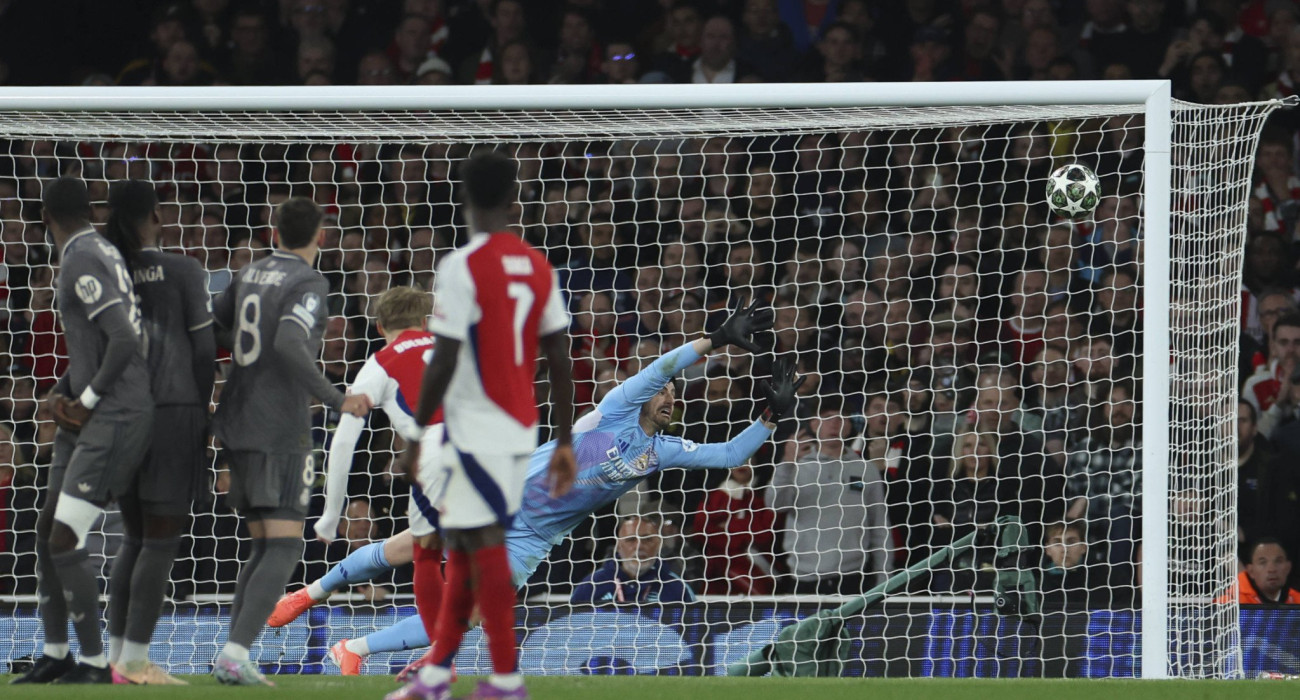 Το φοβερό γκολ του Ντέκλαν Ράις στο Άρσεναλ-Ρεάλ Μαδρίτης / Πηγή: Imago