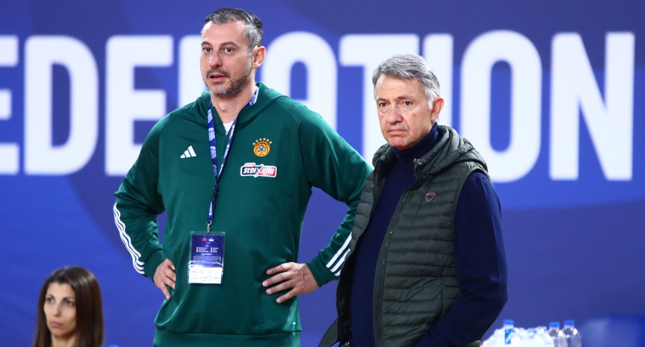 Ο Δημήτρης Βρανόπουλος (δεξιά) είναι ο μοναδικός υποψήφιος για την προεδρία του Ερασιτέχνη Παναθηναϊκού - ΠΗΓΗ: Eurokinissi