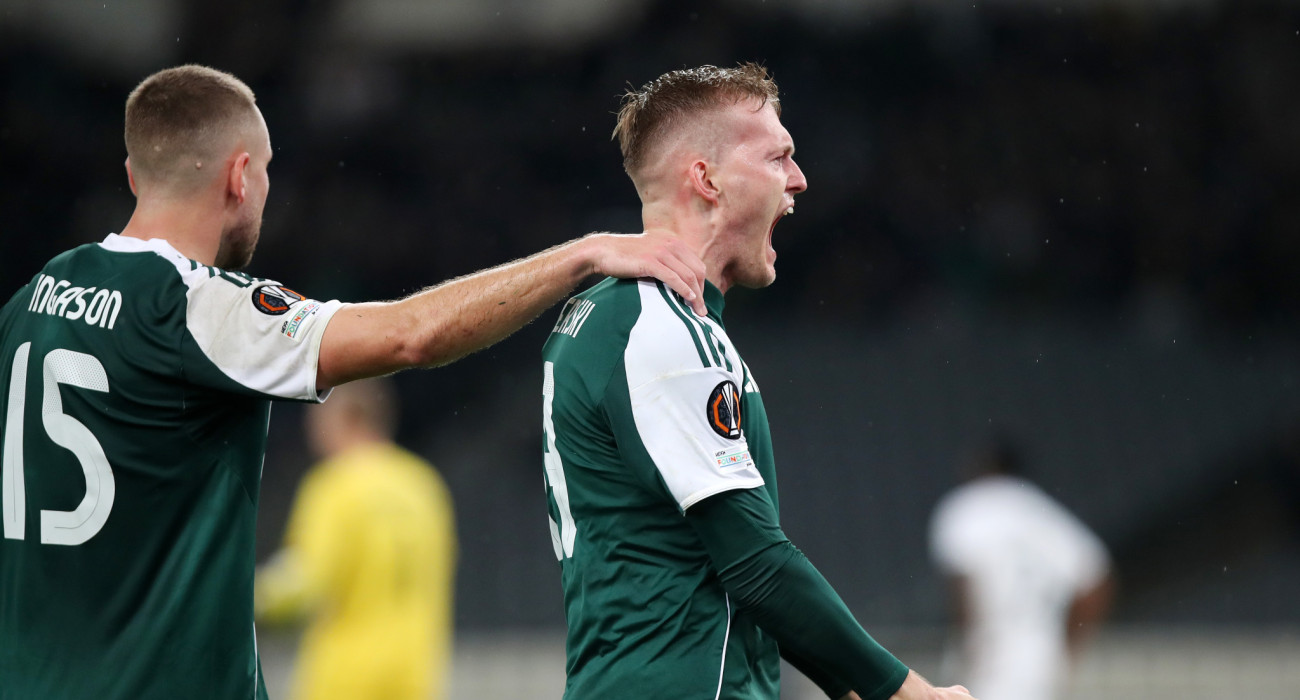 Ο Κάρολ Σφιντέρσκι πανηγυρίζει το γκολ που πέτυχε / Πηγή: InTime