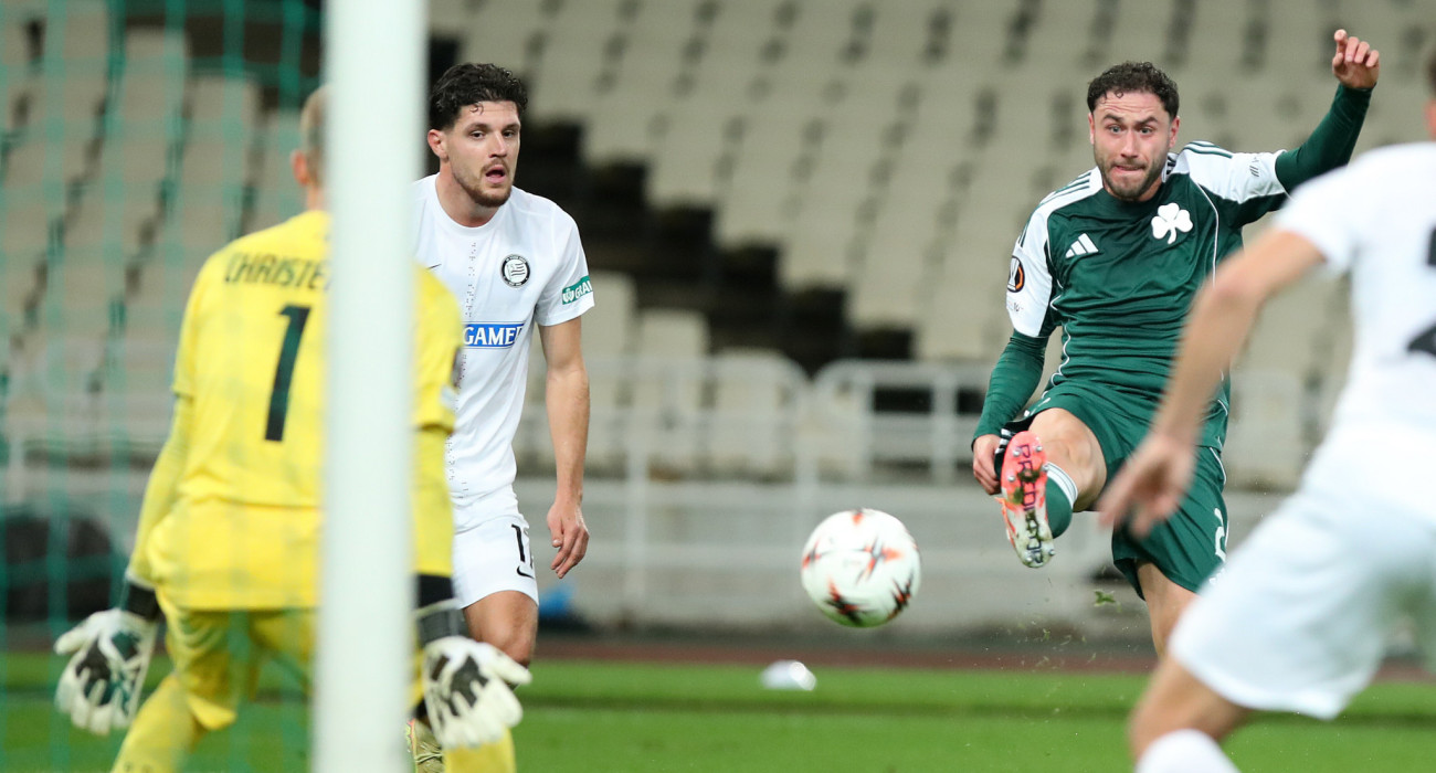 Ο Ντάβιντε Καλάμπρια σκοράρει εναντίον της Στουρμ Γκρατς / Πηγή: InTime