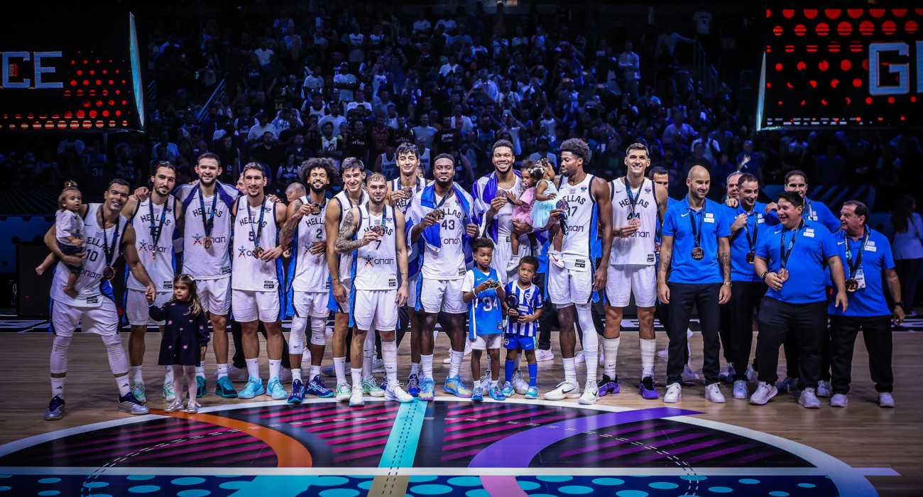 H Επίσημη Αγαπημένη στο βάθρο της Ρίγας / Πηγή: Eurokinissi