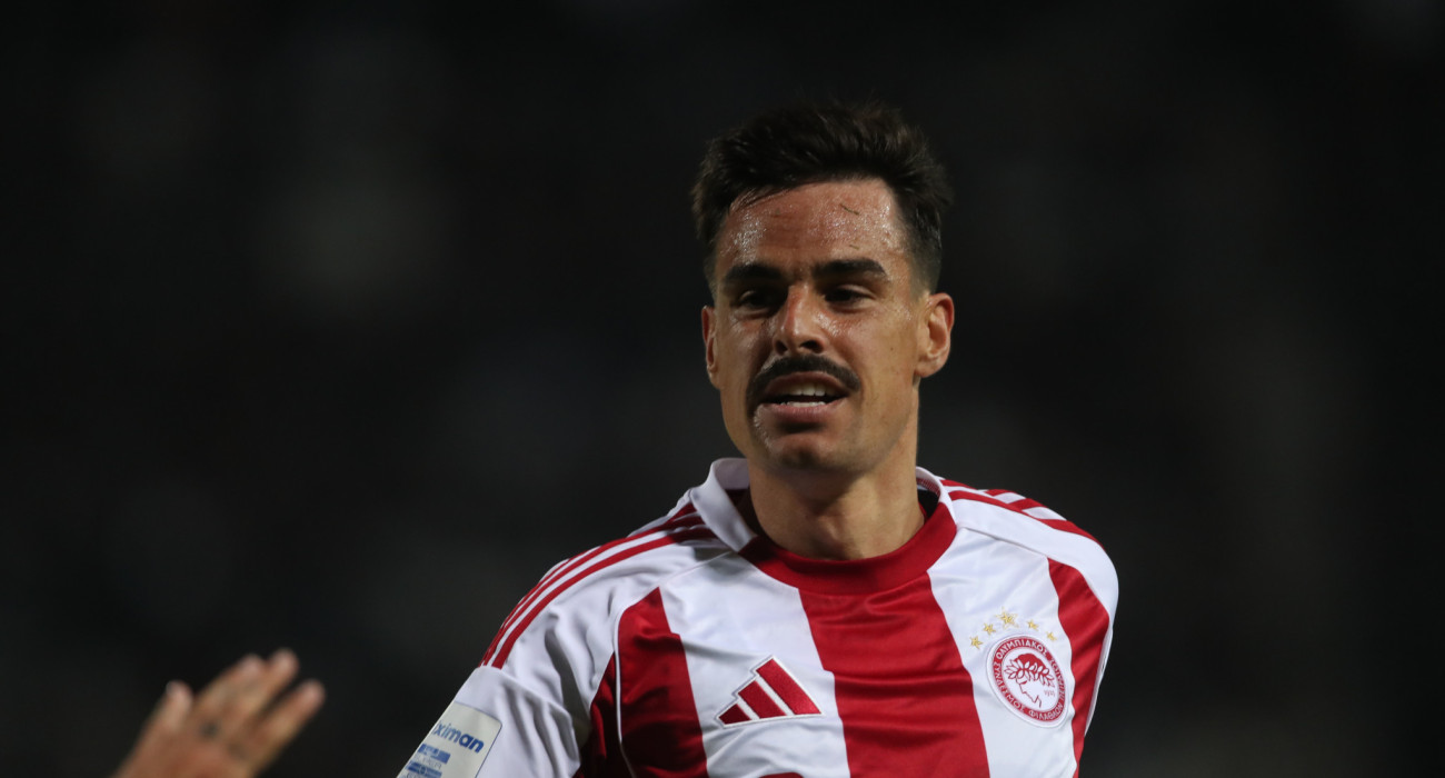 Ο Ντάνι Γκαρθία με τον Ολυμπιακό / Πηγή: Εθροκινισσι