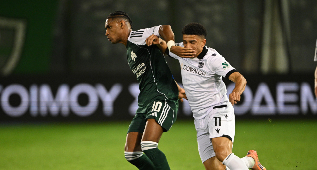 Ο Τετέ με τον Τάισον σε αναμέτρηση Παναθηναϊκός - ΠΑΟΚ / Πηγή: Eurokinissi