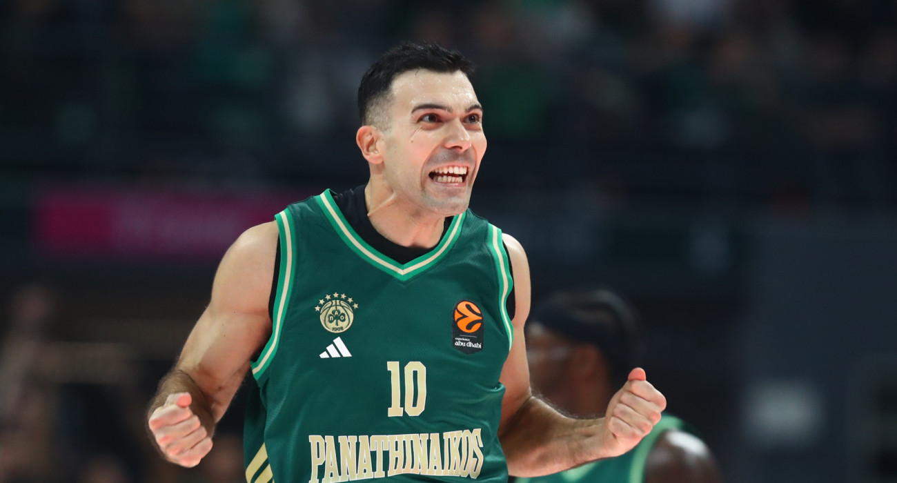 Ο ηγέτης του Παναθηναϊκού Κώστας Σλούκας / Πηγή: Eurokinissi