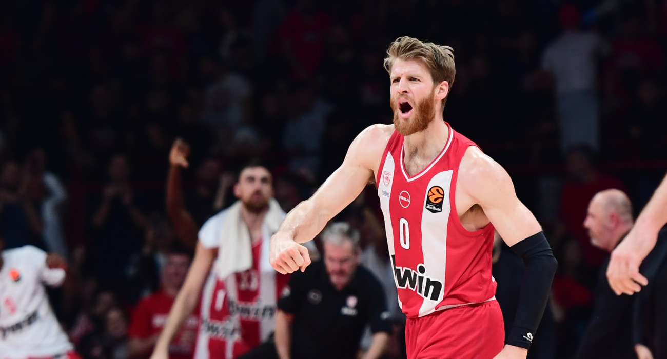 O Τόμας Γουόκαπ του Ολυμπιακού / Πηγή: Eurokinissi