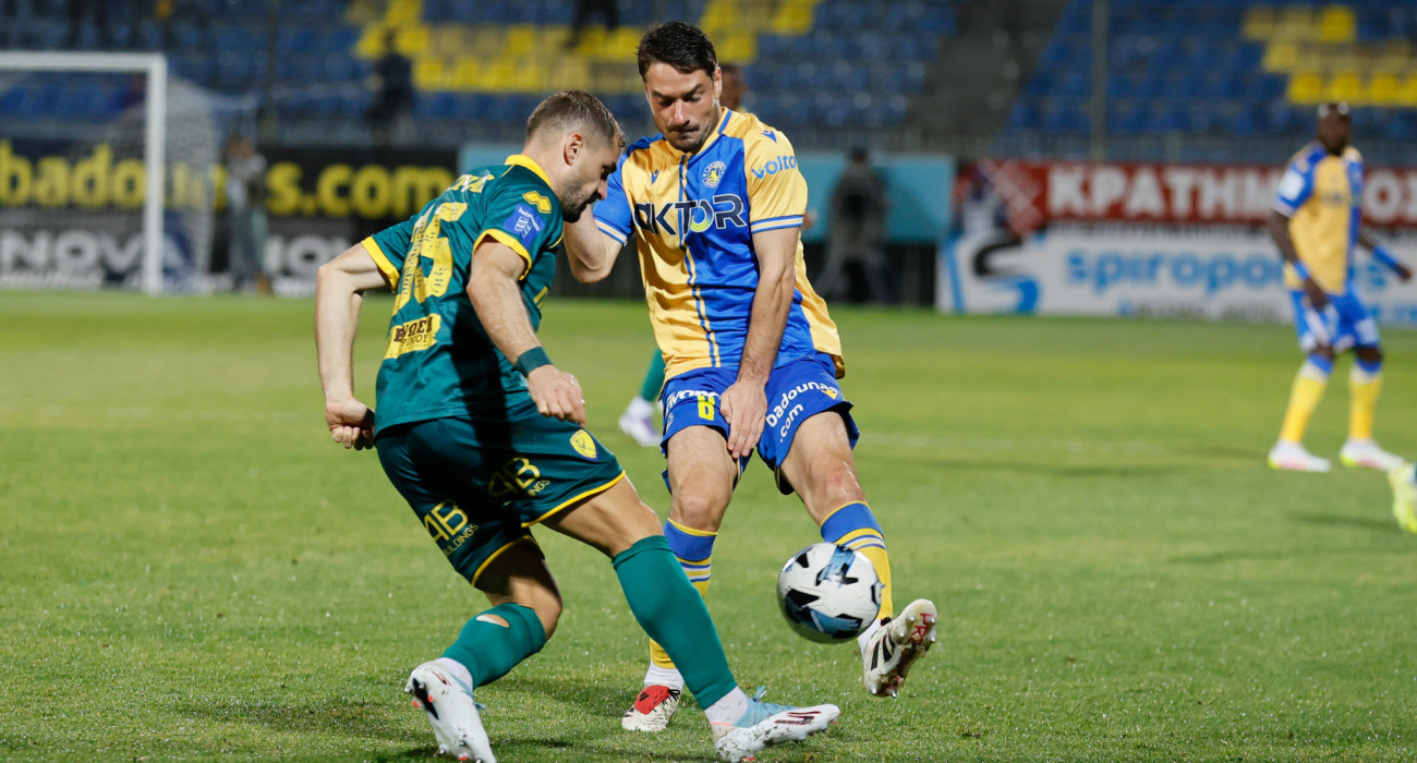 Στιγμιότυπο από την αναμέτρηση Αστέρας AKTOR - Παναιτωλικός / Πηγή: Eurokinissi