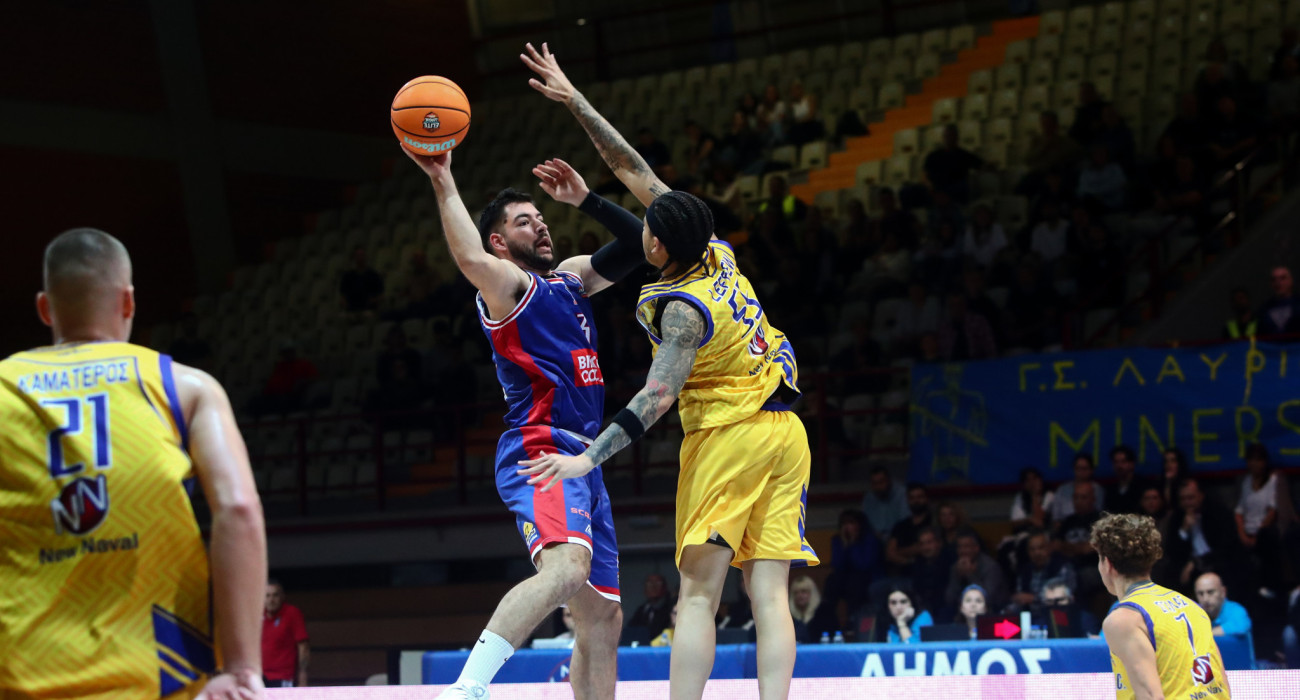 Στιγμιότυπο από τον τελευταίο αγώνα του Λαυρίου / Πηγή: Eurokinissi