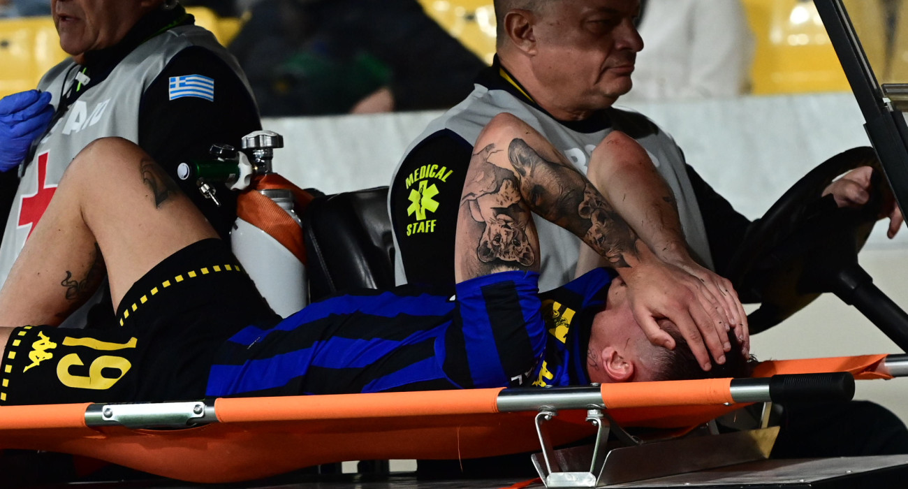 Ο σοβαρός τραυματισμός του Αλφαρ΄έλα/ Πηγή: eurokinissi