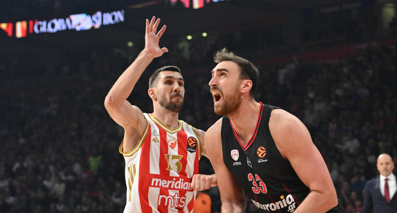 Ο Νίκολα Μιλουτίνοφ που δεν μπόρεσε να βοηθήσει τον Ολυμπιακό στο Βελιγράδι / Πηγή: Eurokinissi