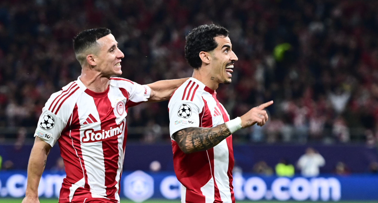 Οι Τσικίνιο και Ποντένσε πανηγυρίζουν / Πηγή: Eurokinissi