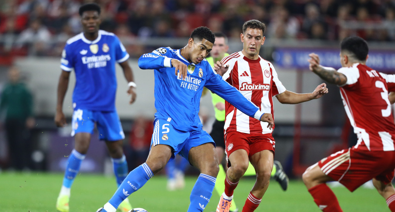 Στιγμιότυπο από την αναμέτρηση του Ολυμπιακού με τη Ρεάλ / Πηγή: Eurokinissi