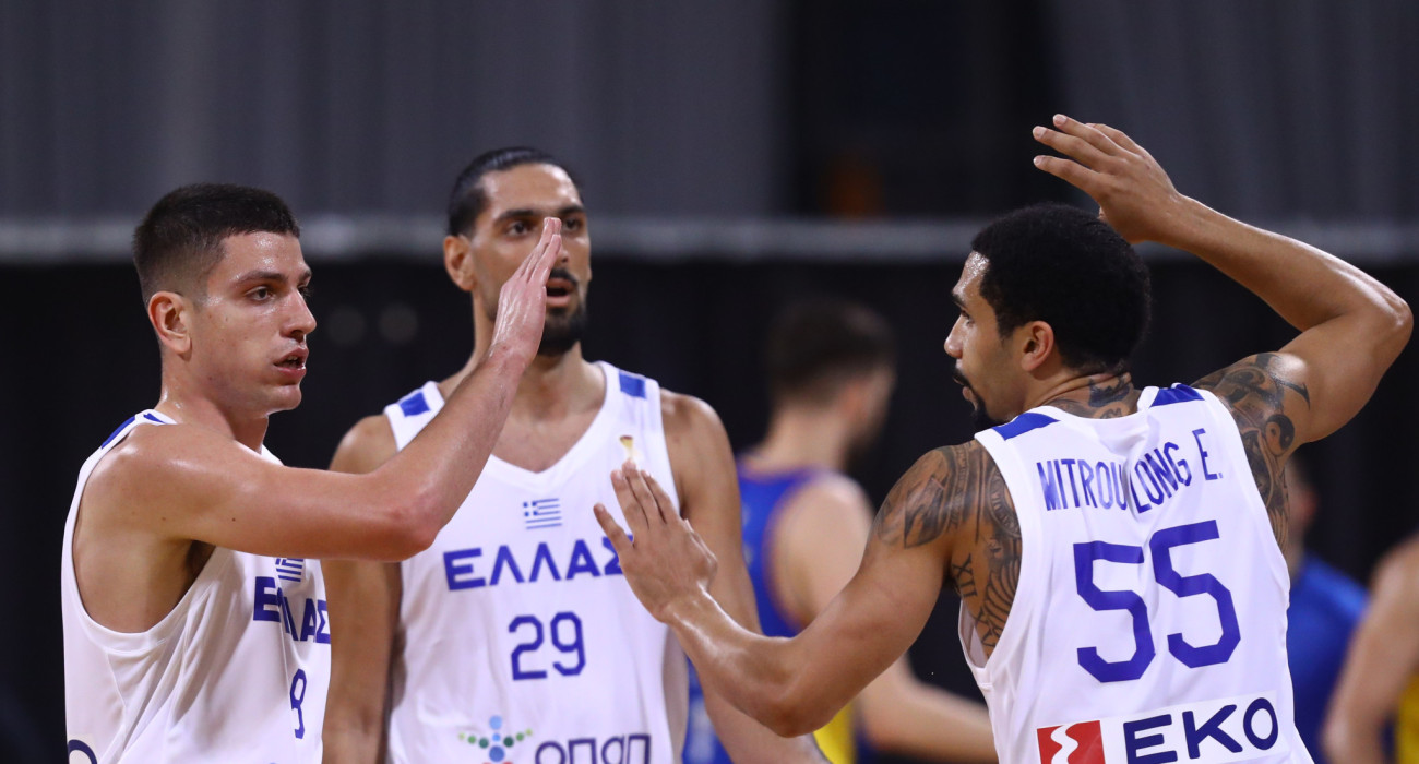 Οι παίκτες της Εθνικής Ελλάδας / Πηγή: Eurokinissi