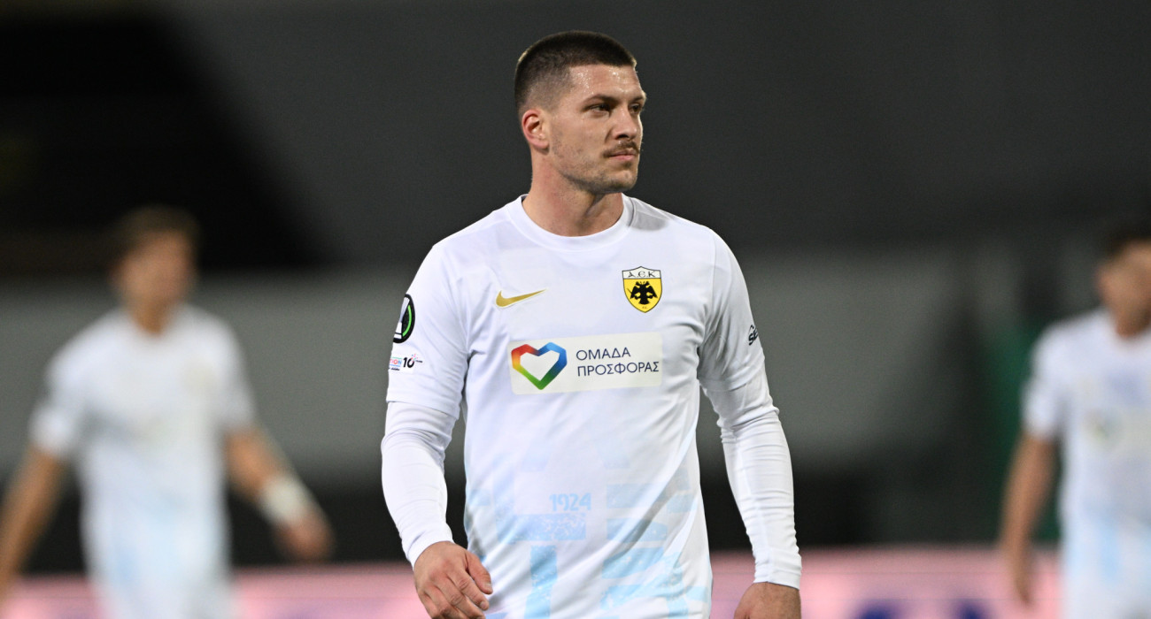 Ο Λούκα Γιόβιτς της ΑΕΚ / Πηγή: Eurokinissi