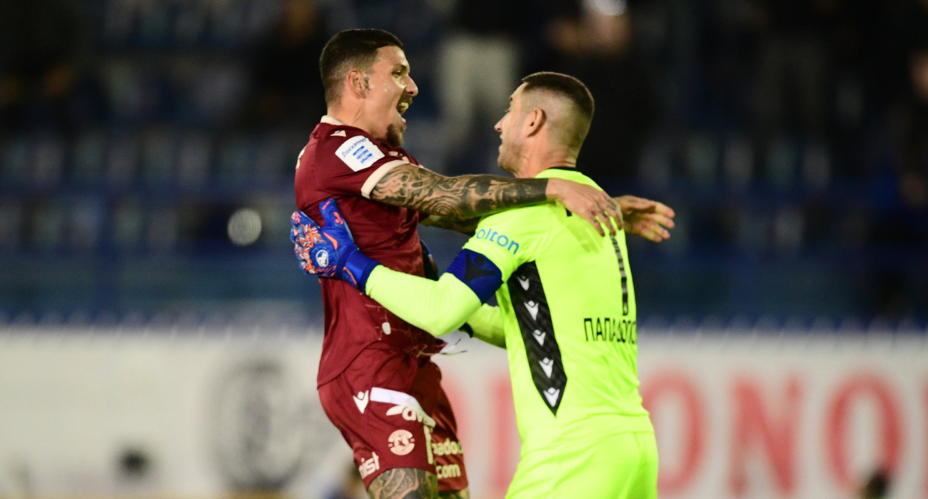 Οι ποδοσφαιριστές του Αστέρα AKTOR πανηγυρίζουν / Πηγή: Eurokinissi