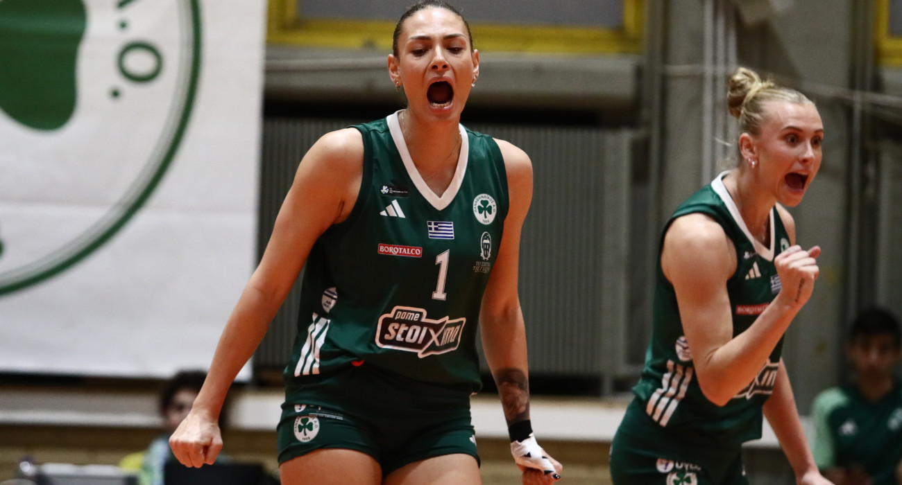 Πανηγυρισμοί της ομάδας του Παναθηναϊκού / Πηγή: Eurokinissi