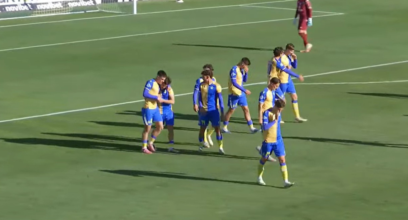 Οι πανηγυρισμοί των παικτών του Αστέρα Β' Aktor / Screenshot