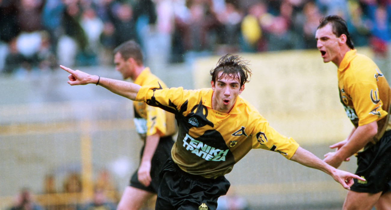 Ο Βασίλης Μπορμπόκης με την ΑΕΚ / Πηγή: Intime