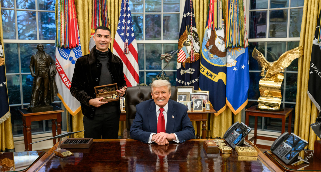 Ο Κριστιάνο Ρονάλντο με τον Ντόναλντ Τραμπ / Πηγή: Imago