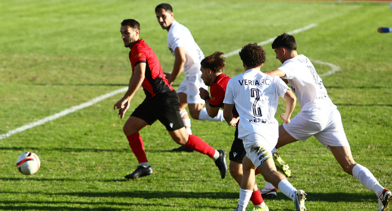 Στιγμιότυπο από την αναμέτρηση Απόλλων Καλαμαριάς - Βέροια / Πηγή: Intime