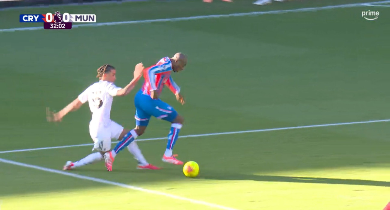 Η φάση του πέναλτι για την Κρίσταλ Πάλας / Screenshot