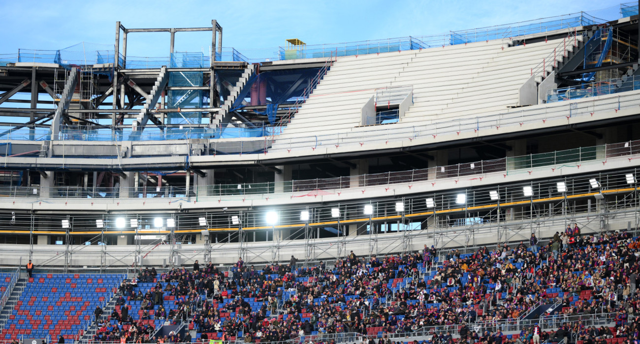 Στο πάνω διάζωμα του Καμπ Νου τα οικοδομικά έργα συνεχίζονται / Πηγή: David Ramos / Getty Images / Ideal Images