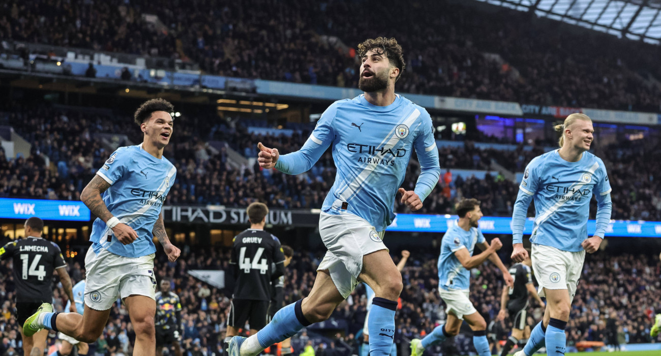Οι παίκτες της Μάντσεστερ Σίτι πανηγυρίζουν / Πηγή: Imago