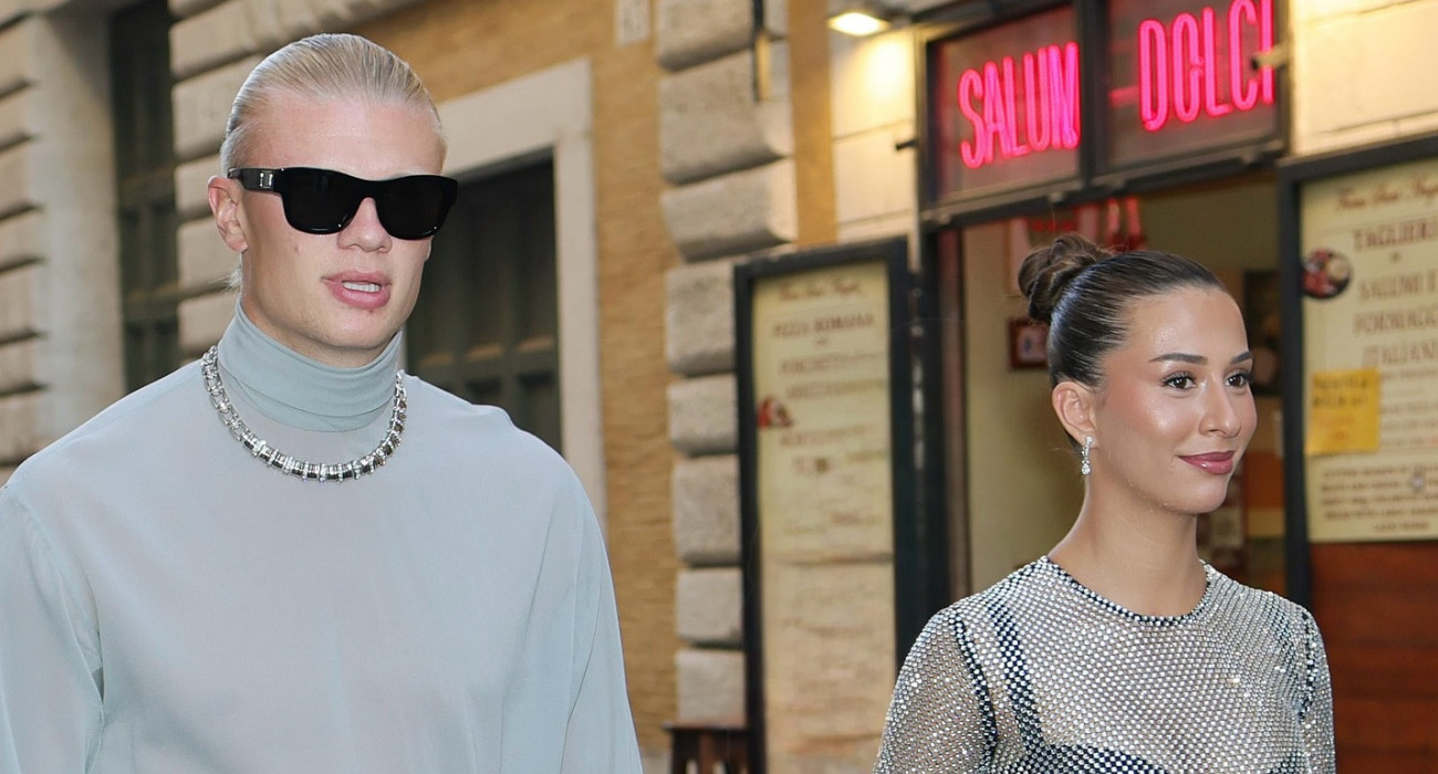 Ο Έρλινγκ Χάαλαντ με την σύντροφό του Ισαμπέλα Γιοχάνσεν / @erling