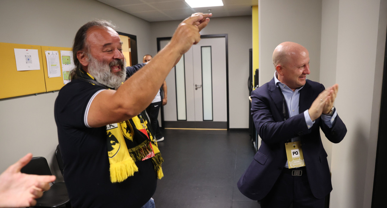 Ο Μάριος Ηλιόπουλος με τον Μάρκο Νίκολιτς / Πηγή: Intime