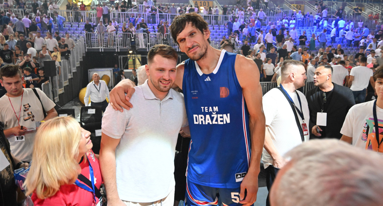 Ο Μπόμπαν Μαριάνοβιτς με τον Λούκα Ντόντσιτς, Πηγή: Imago