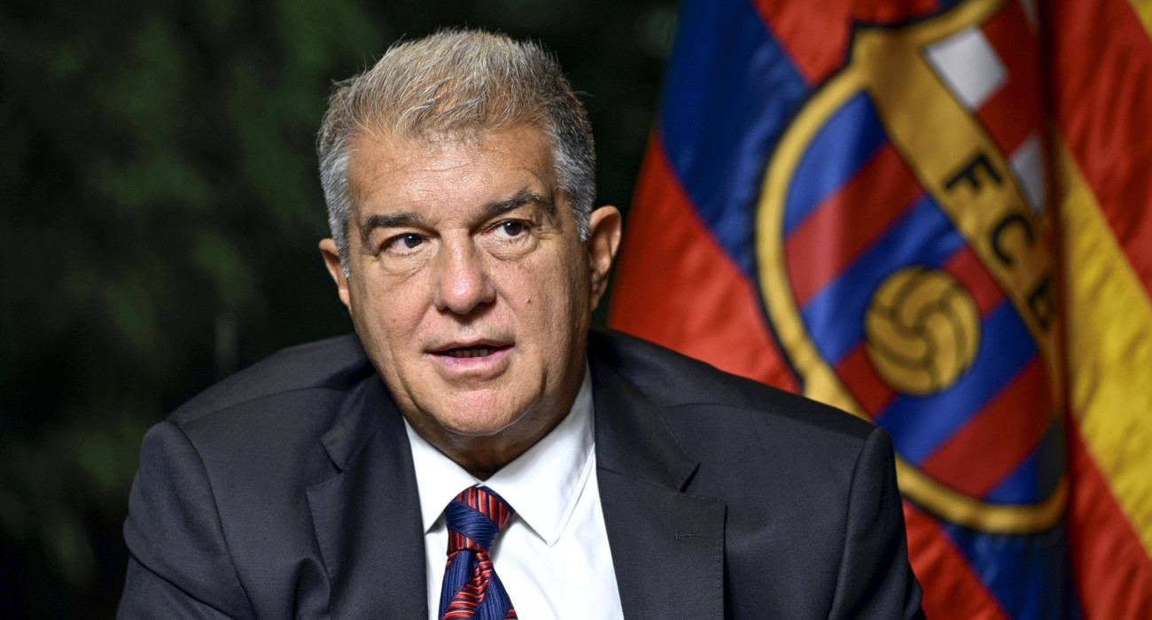 Ο πρόεδρος της Μπαρτσελόνα, Τζοάν Λαπόρτα / Πηγή: Imago