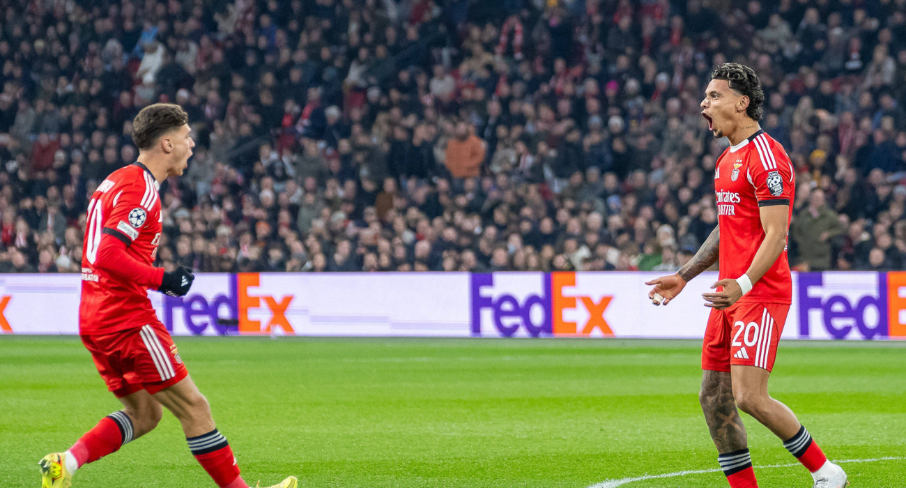 Ποδοσφαιριστές της Μπενφίκα πανηγυρίζουν / Πηγή: Imago