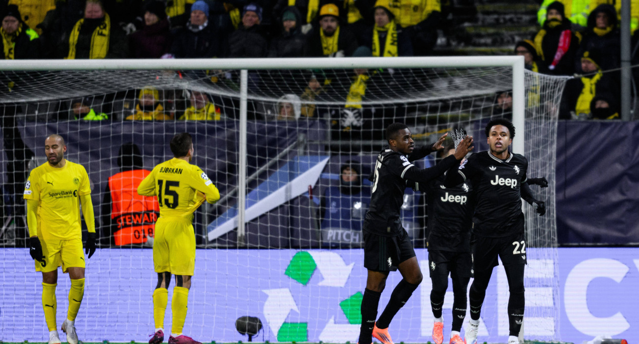 Οι παίκτες της Γιουβέντους πανηγυρίζουν στο ματς με την Μπόντο Γκλιμτ / Πηγή: Imago