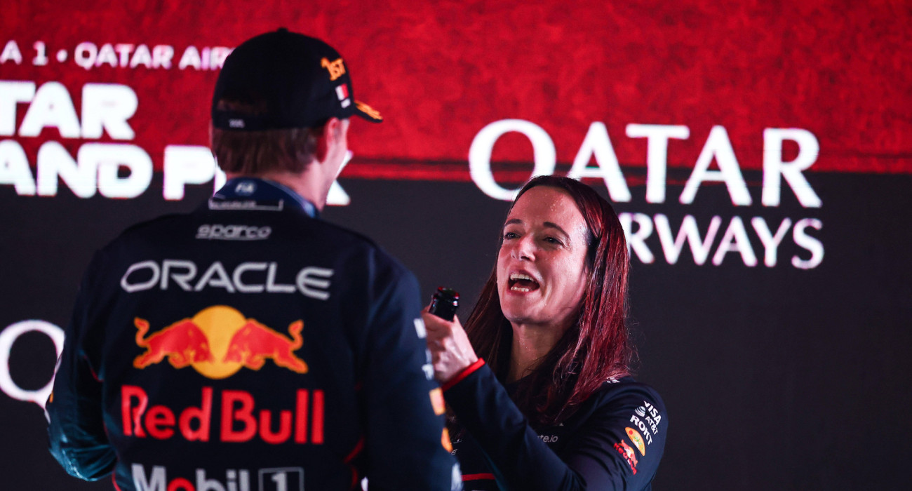 Ο Φερστάπεν και η Σμιτς/ Πηγή: IMAGO / PsnewZ