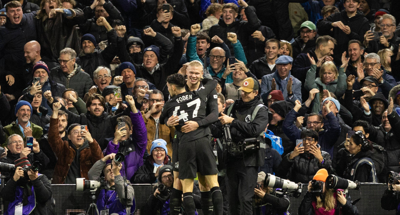 Χάαλαντ και Φόντεν πανηγυρίζουν / Πηγή: Imago