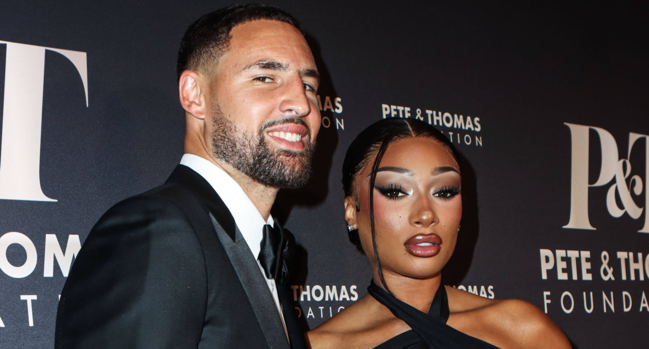 Ο Κλέι Τόμπσον με την αγαπημένη του Megan Thee Stallion / Πηγή: Imago