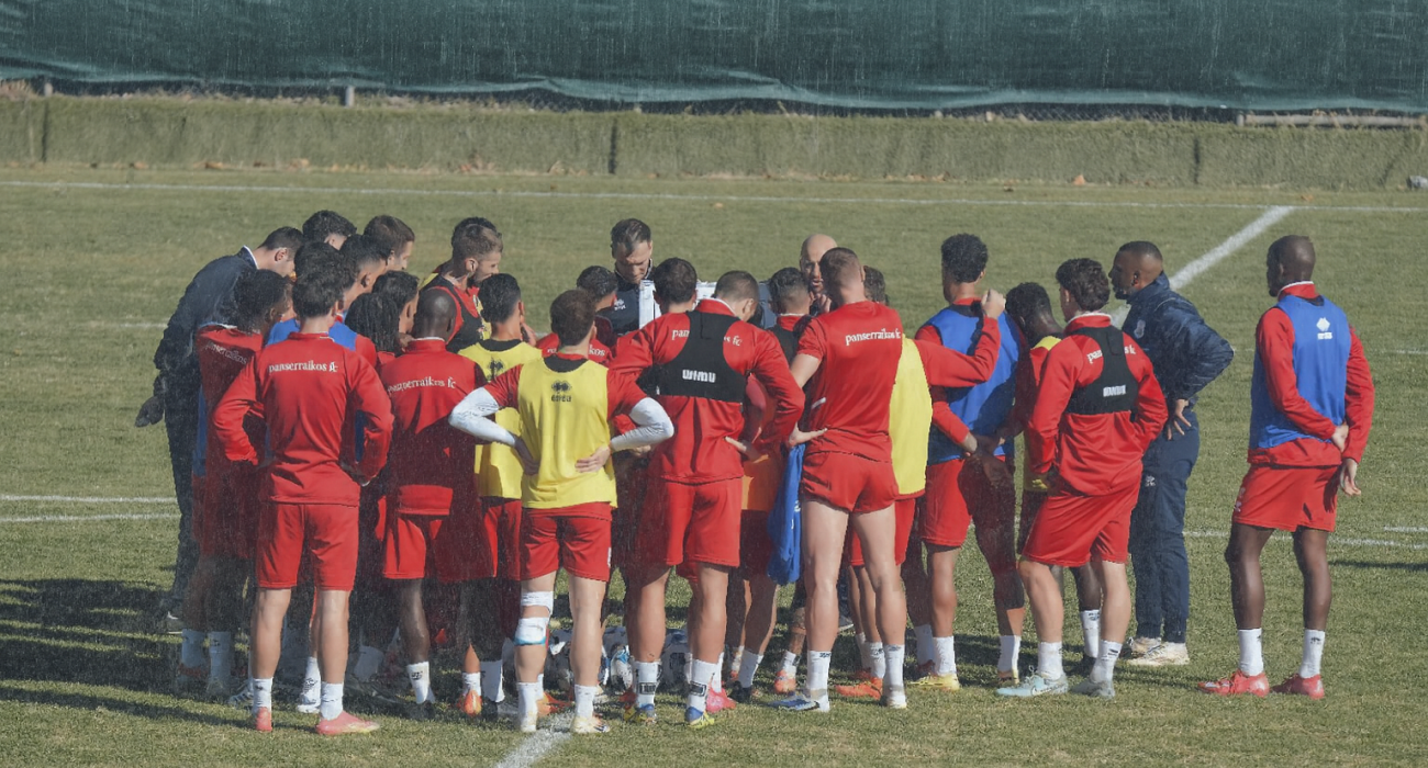 Στιγμιότυπο από προπόνηση του Πανσερραϊκού / Πηγή: panserraikos.gr