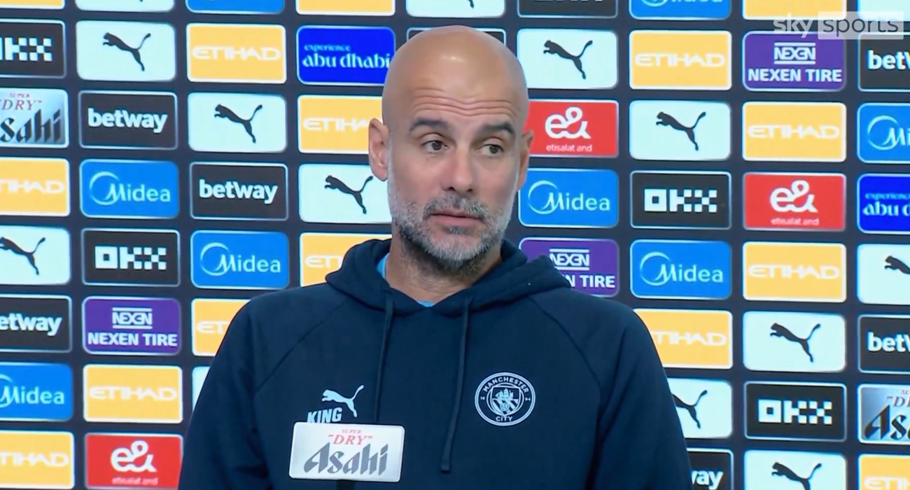 Ο Πεπ Γκουαρδιόλα / Screenshot