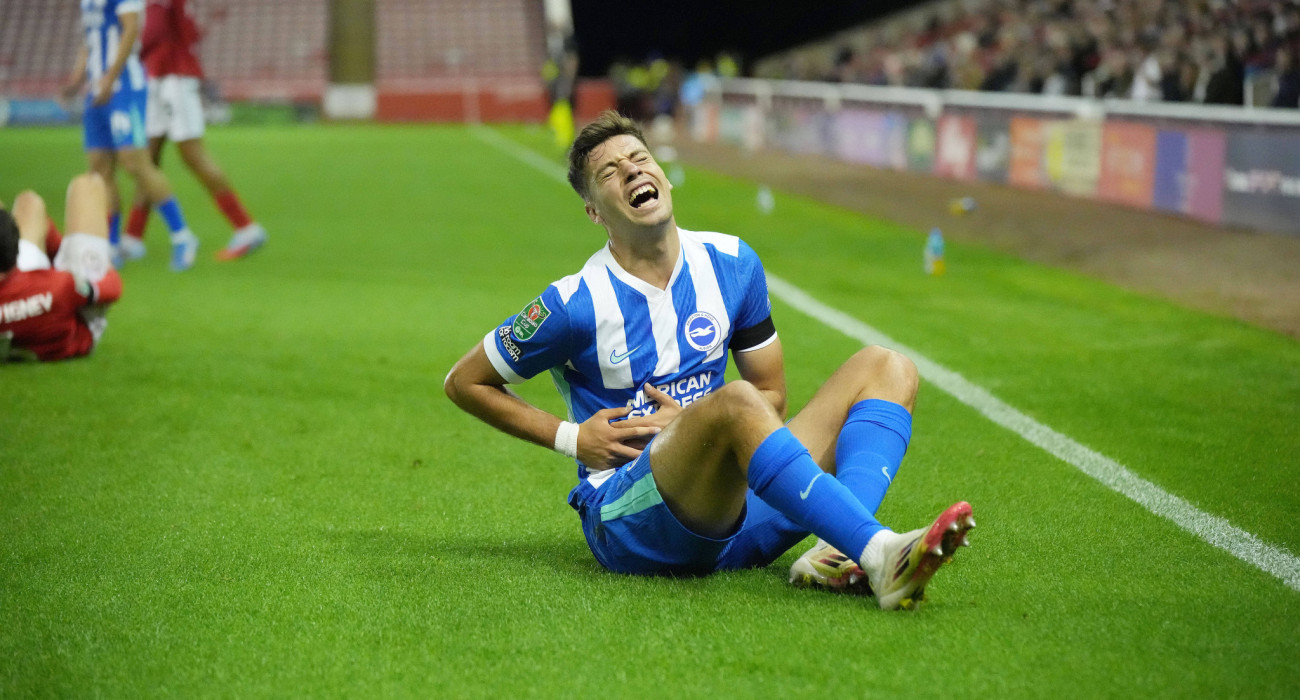 Ο Στέφανος Τζίμας με την Μπράιτον / Πηγή: Imago